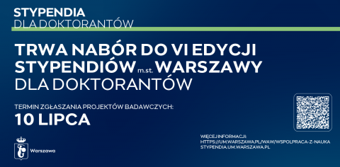 VI Edycja Stypendiów m.st. Warszawy dla Doktorantów/tek