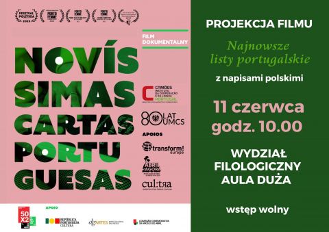 „Najnowsze listy portugalskie” - projekcja filmu | 11.06