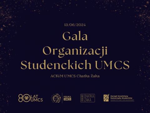 Gala Organizacji Studenckich UMCS - wydłużony termin...