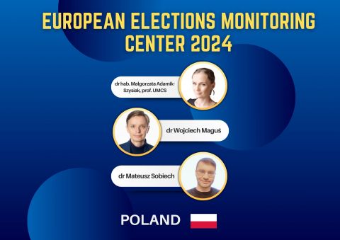 Naukowcy z UMCS w European Elections Monitoring Center 2024