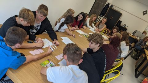 Visit of the students of XXX Liceum Ogólnokształcące im....