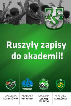 Ruszyły zapisy do akademii AZS UMCS Lublin