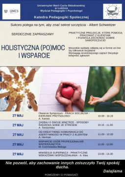 Smpozjum metodyczne "Holistyczna po(moc) i...