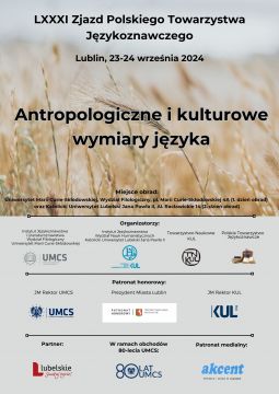 Antropologiczne i kulturowe wymiary języka | Zjazd...