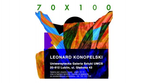 The opening of Leonard Konopelski's exhibition