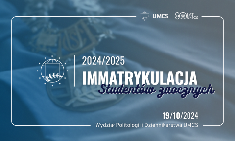 Immatrykulacja studentów studiów zaocznych 2024/2025