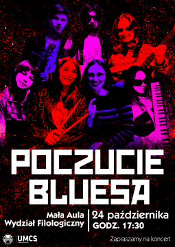 Koncert studenckiego zespołu Poczucie Bluesa