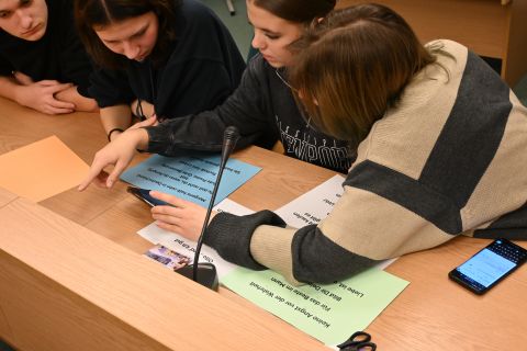 Warsztaty językowe dla uczniów IV LO w Białej Podlaskiej