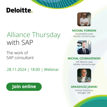 Webinar Alliance Thursday z SAP