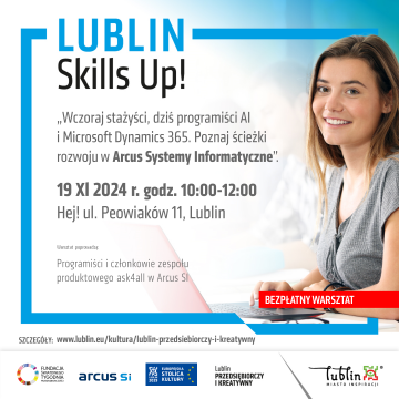 Lublin Skills Up! - bezpłatne warsztaty rozwojowe