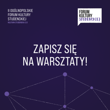 Zapisy na warsztaty!