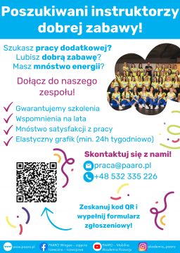 Oferta pracy jako instruktor/ka tańca