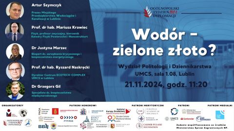 Panel ekspercki pt. „Wodór – zielone złoto”