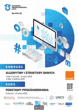 Zaproszenie do Akademii Programowania UMCS