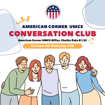 Conversation Club at the American Corner UMCS