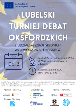 Lubelski Turniej Debat Oksfordzkich | 6.12