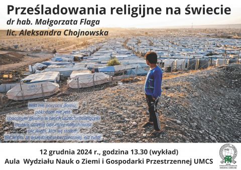 Prześladowania religijne na świecie | odczyt OL PTG