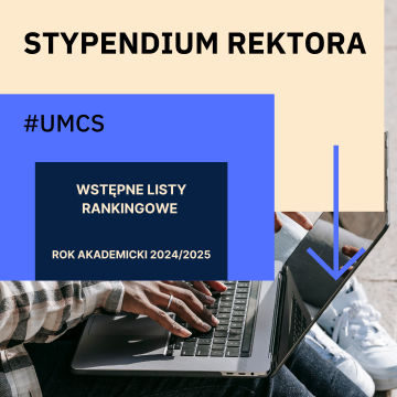 Wstępne listy rankingowe - stypendium rektora 2024/2025