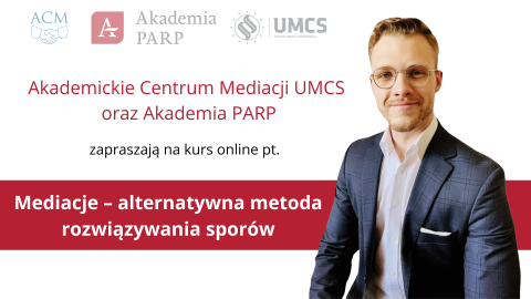  Bezpłatny kurs e-learningowy pt. Mediacje – alternatywna...