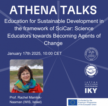 ATHENA Talk: Education for Sustainable Development in the...