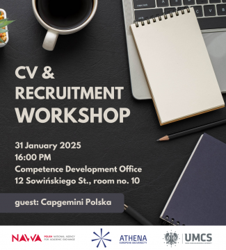 Open Registration for the workshop "CV &amp;...