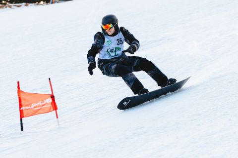 Krzysztof Panek akademickim mistrzem w snowboardzie