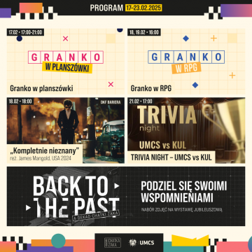 Program tygodniowy w Chatce Żaka!