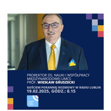 Prorektor UMCS gościem Radia Lublin z okazji Dnia Nauki...