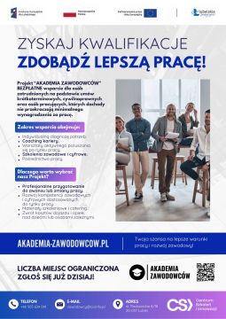 Zgłoś się do projektu Akademia Zawodowców