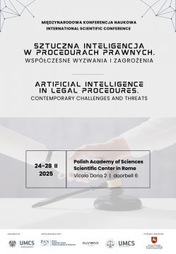 Sztuczna inteligencja w procedurach prawnych. Współczesne...