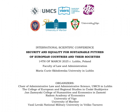 Zaproszenie do udziału w konferencji naukowej „Security...