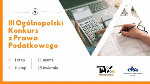 III Ogólnopolski Konkurs z Prawa Podatkowego