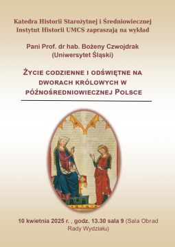 Wykład otwarty prof. Bożeny Czwojdrak