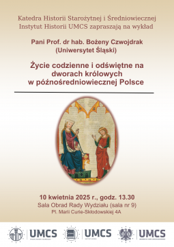 Wykład otwarty dr hab. Bożeny Czwojdrak, prof. UŚ