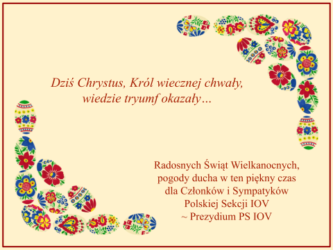 Życzenia wielkanocne 2025
