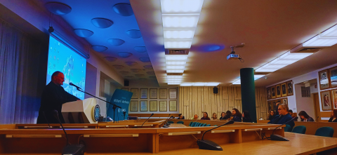 Fotorelacja ze spotkania z Prof. Bożeną Czwojdrak z UŚ