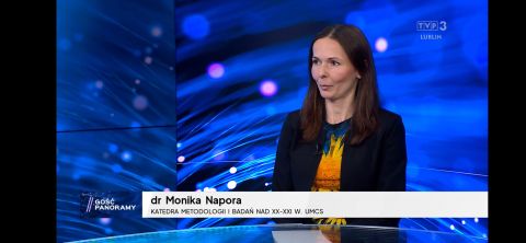 Dr Monika Napora gościem Panoramy Lubelskiej