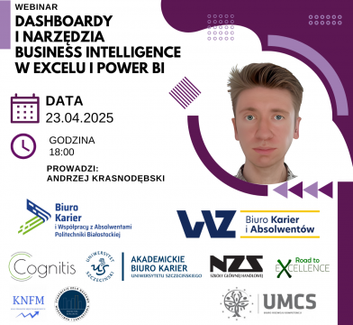Webinar Dashboardy i narzędzia Business Intelligence w...