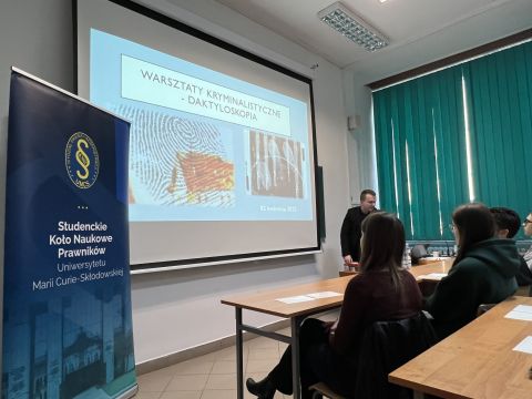 Warsztaty kryminalistyczne z daktyloskopii