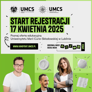 Rejestracja na studia rusza 17 kwietnia!