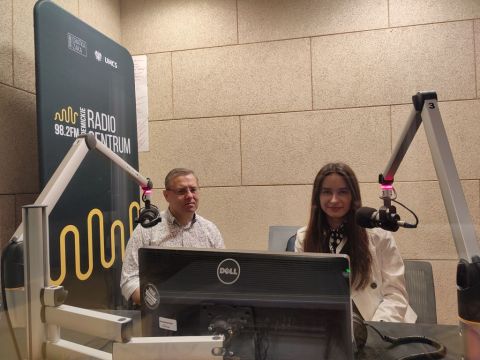 Dr Marek Miśkiewicz w Radiu Centrum