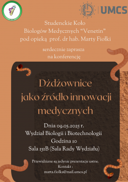 Konferencja "Dżdżownice jako źródło innowacji...