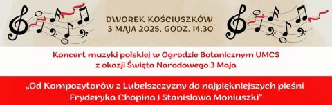 Koncert muzyki polskiej w Dworku Kościuszków UMCS