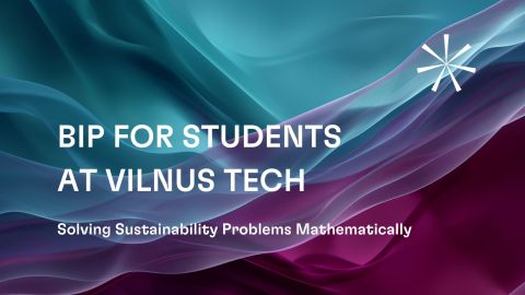 BIP for students: "Solving Sustainability Problems...