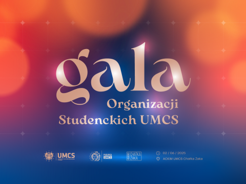 IV Gala Organizacji Studenckich UMCS – już 2 czerwca 2025 r.