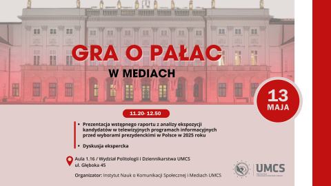 Gra o Pałac w mediach