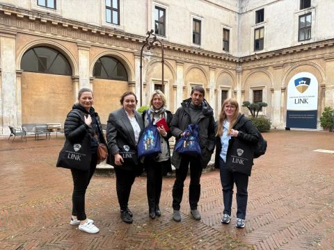 Przedstawicielki Centrum Promocji na Università degli...