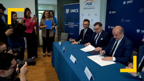 Konferencja prasowa UMCS i PGE Dystrybucja: Nowy etap...