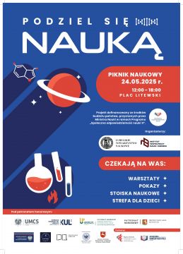 "Podziel się nauką" - piknik naukowy na Placu...
