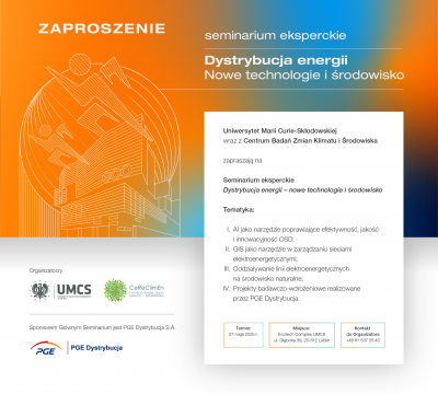REJESTRACJA - Seminarium eksperckie „Dystrybucja energii...
